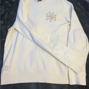 Tommy Hilfiger White Crewneck Sweater for Men